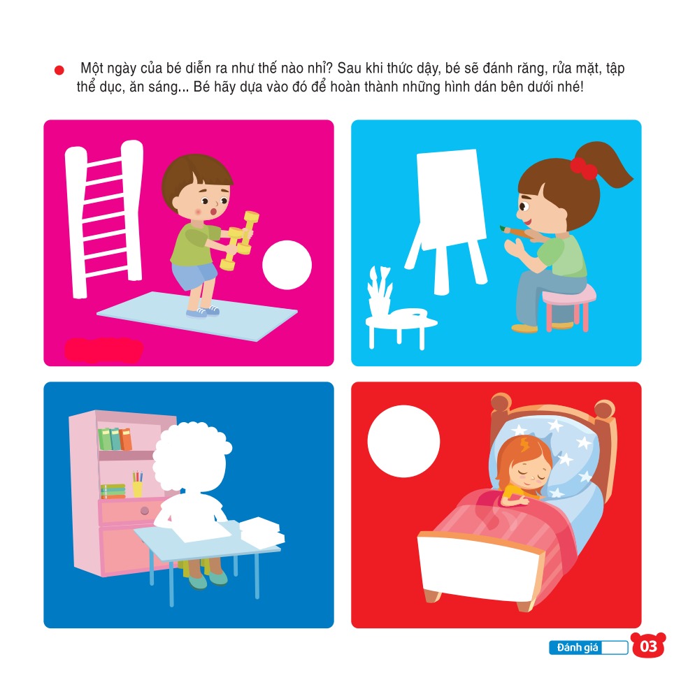 208 miếng dán hình thông minh - iq-eq-cq - cuộc sống muôn màu (tái bản) - Ảnh 5