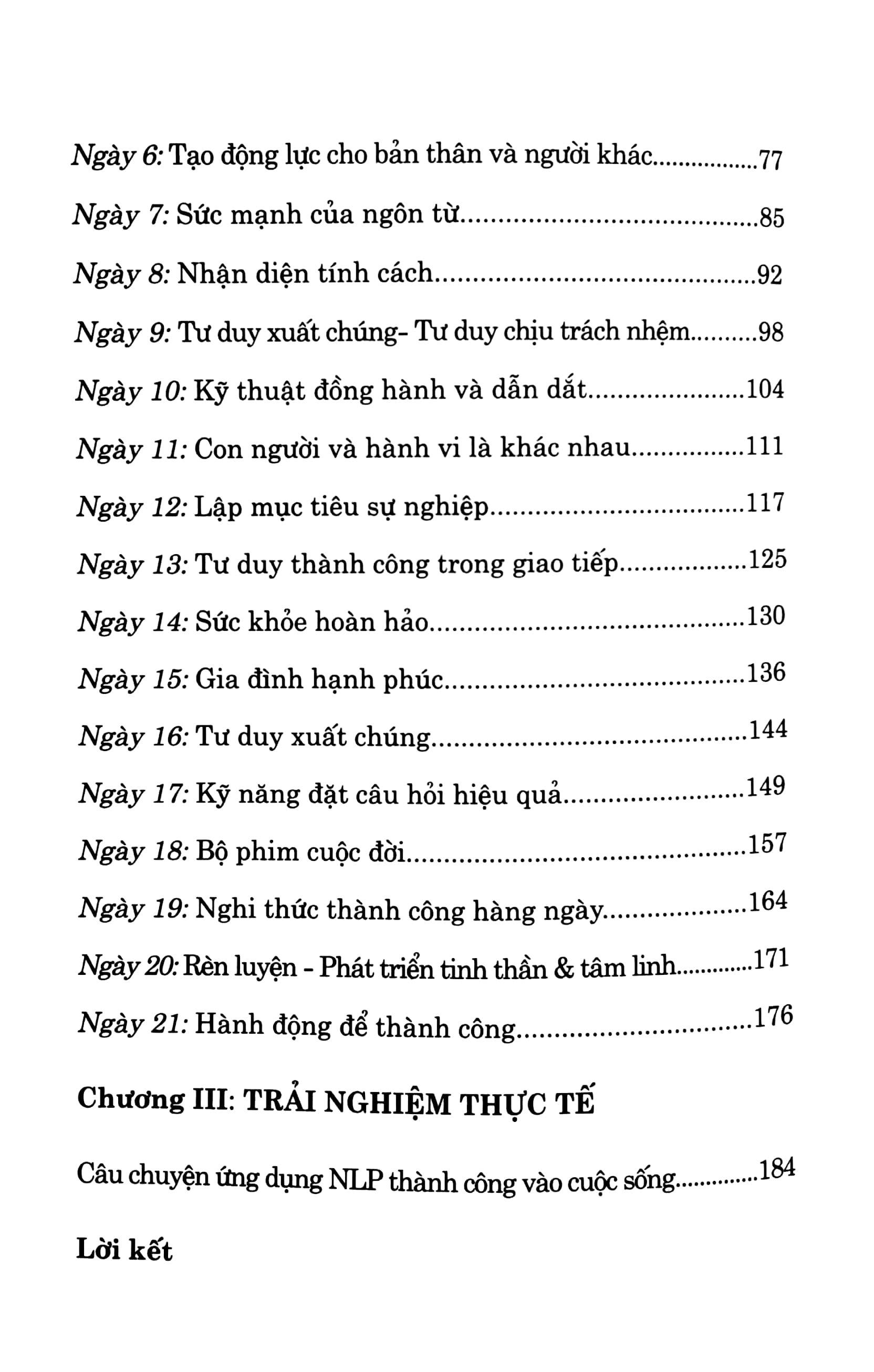21 ngày thực hành nlp - thay đổi thói quen, xây dựng nền tảng để thành công(tái bản 2020) - Ảnh 4