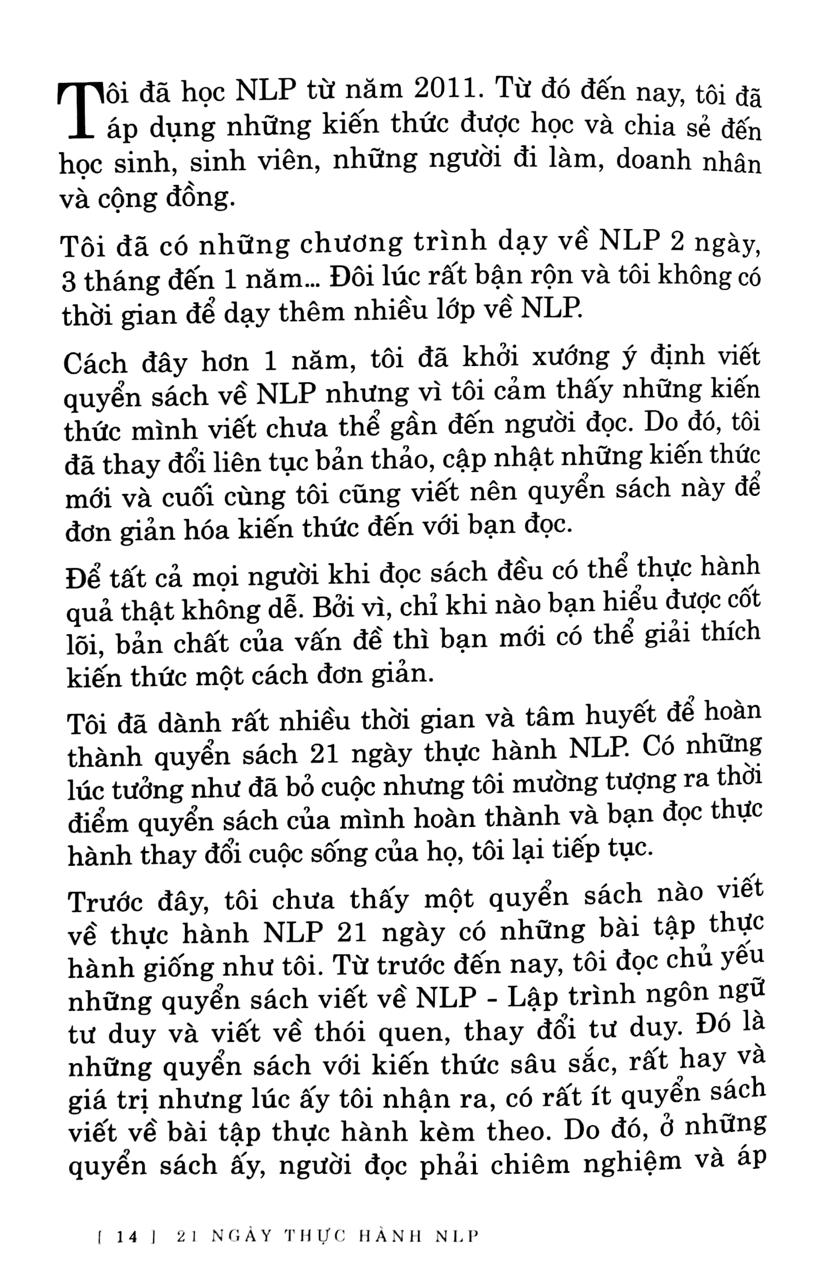 21 ngày thực hành nlp - thay đổi thói quen, xây dựng nền tảng để thành công(tái bản 2020) - Ảnh 5