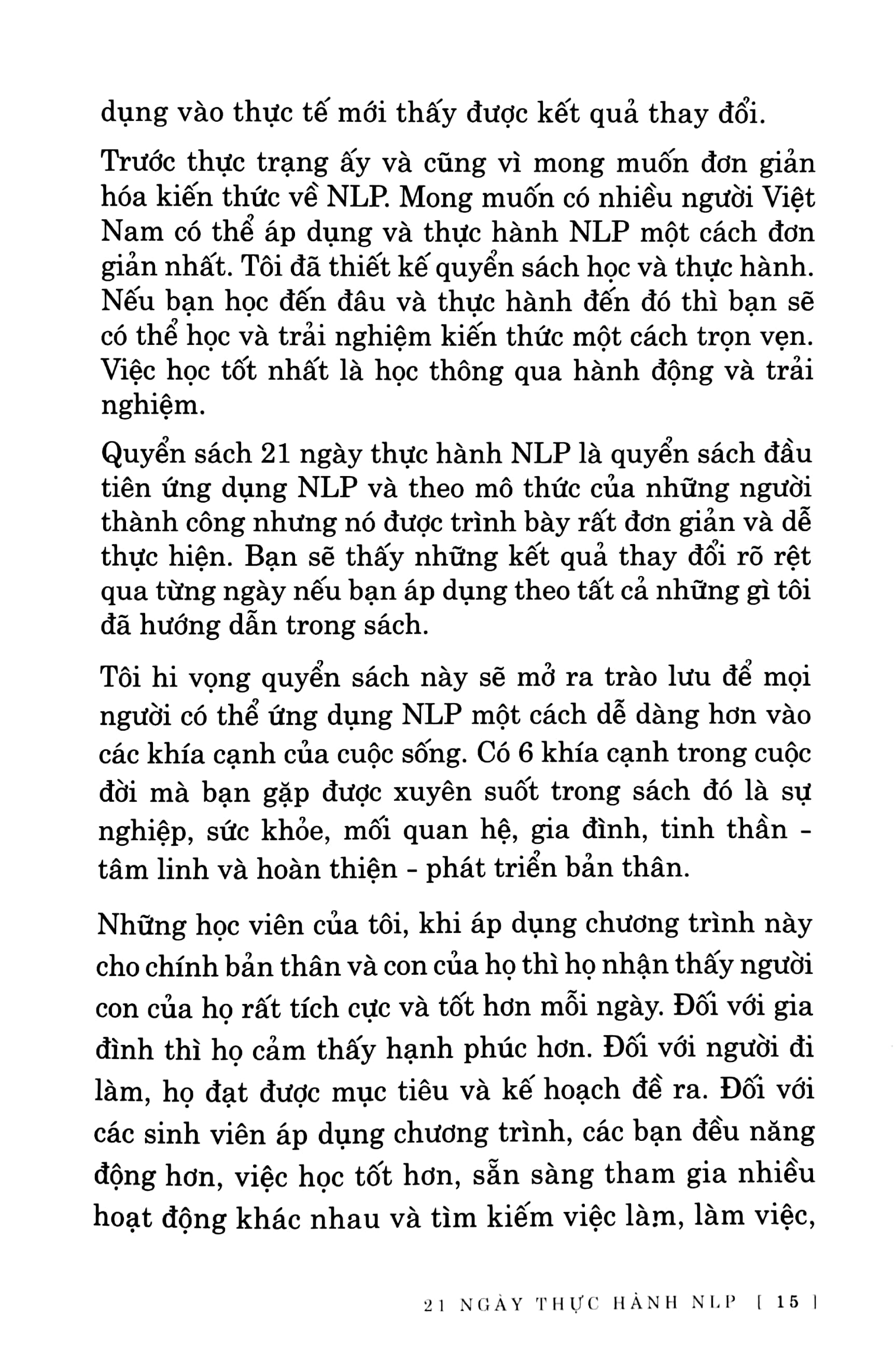 21 ngày thực hành nlp - thay đổi thói quen, xây dựng nền tảng để thành công(tái bản 2020) - Ảnh 6