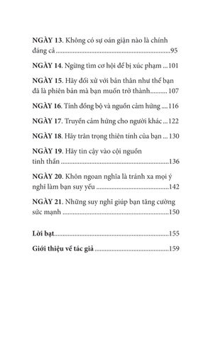 21 ngày tìm kiếm sự thành công và cảm giác an yên trong tâm hồn - Ảnh 5