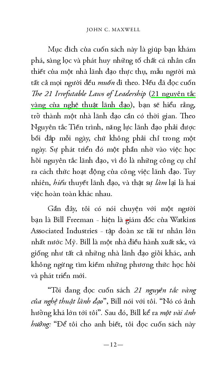 21 phẩm chất vàng của nhà lãnh đạo (tái bản) - Ảnh 10