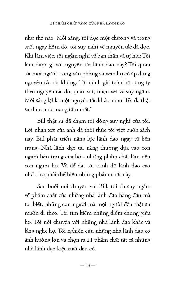 21 phẩm chất vàng của nhà lãnh đạo (tái bản) - Ảnh 11