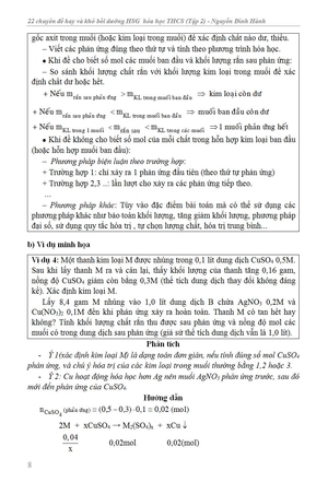 22 chuyên đề hay và khó - bồ dưỡng học sinh giỏi - hóa học thcs - tập 2 - Ảnh 10