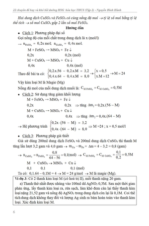 22 chuyên đề hay và khó - bồ dưỡng học sinh giỏi - hóa học thcs - tập 2 - Ảnh 8