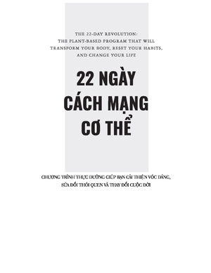 22 ngày cách mạng cơ thể - Ảnh 3