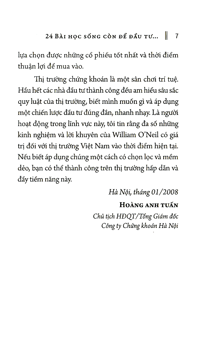 24 bài học sống còn để đầu tư thành công trên thị trường chứng khoán (tái bản) - Ảnh 5