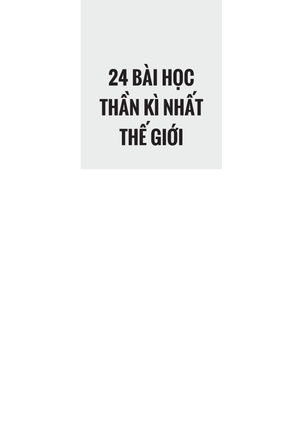 24 bài học thần kì nhất thế giới (tái bản 2023) - Ảnh 4