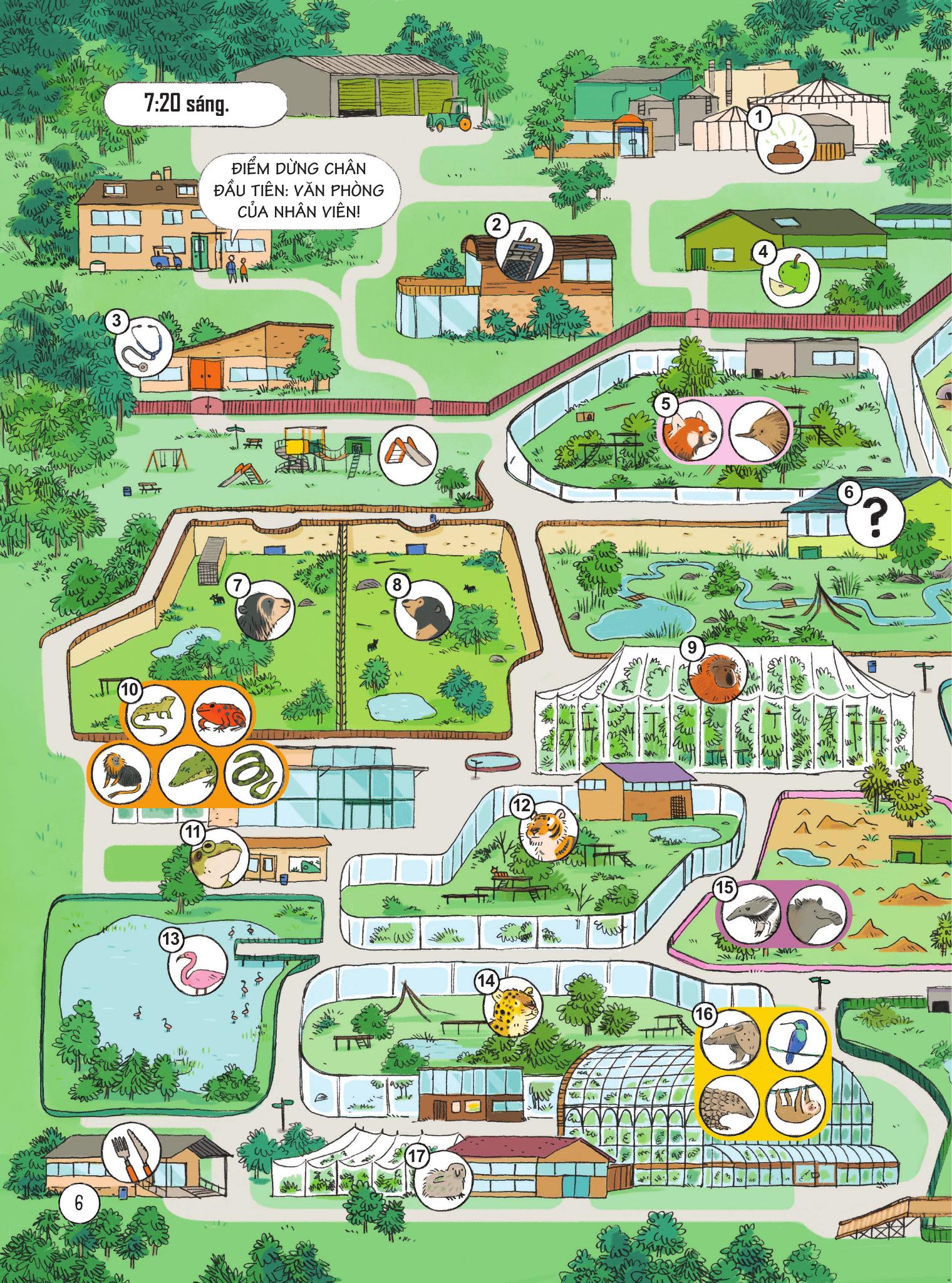 24 Giờ Trong Sở Thú - Bìa Cứng - Ảnh 8