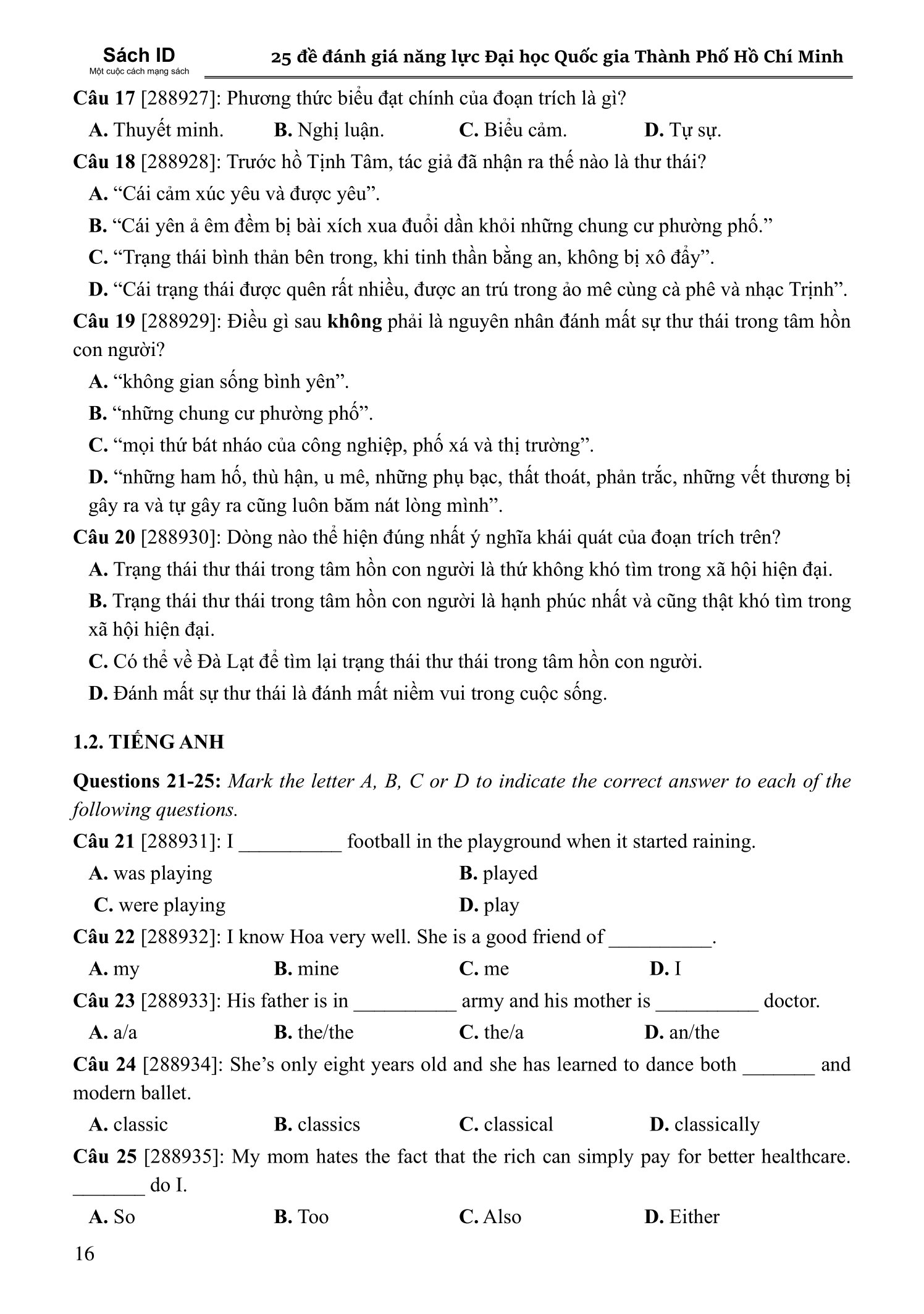 25 Đề Đánh Giá Năng Lực Đại Học Quốc Gia Tp. Hồ Chí Minh - Ảnh 16