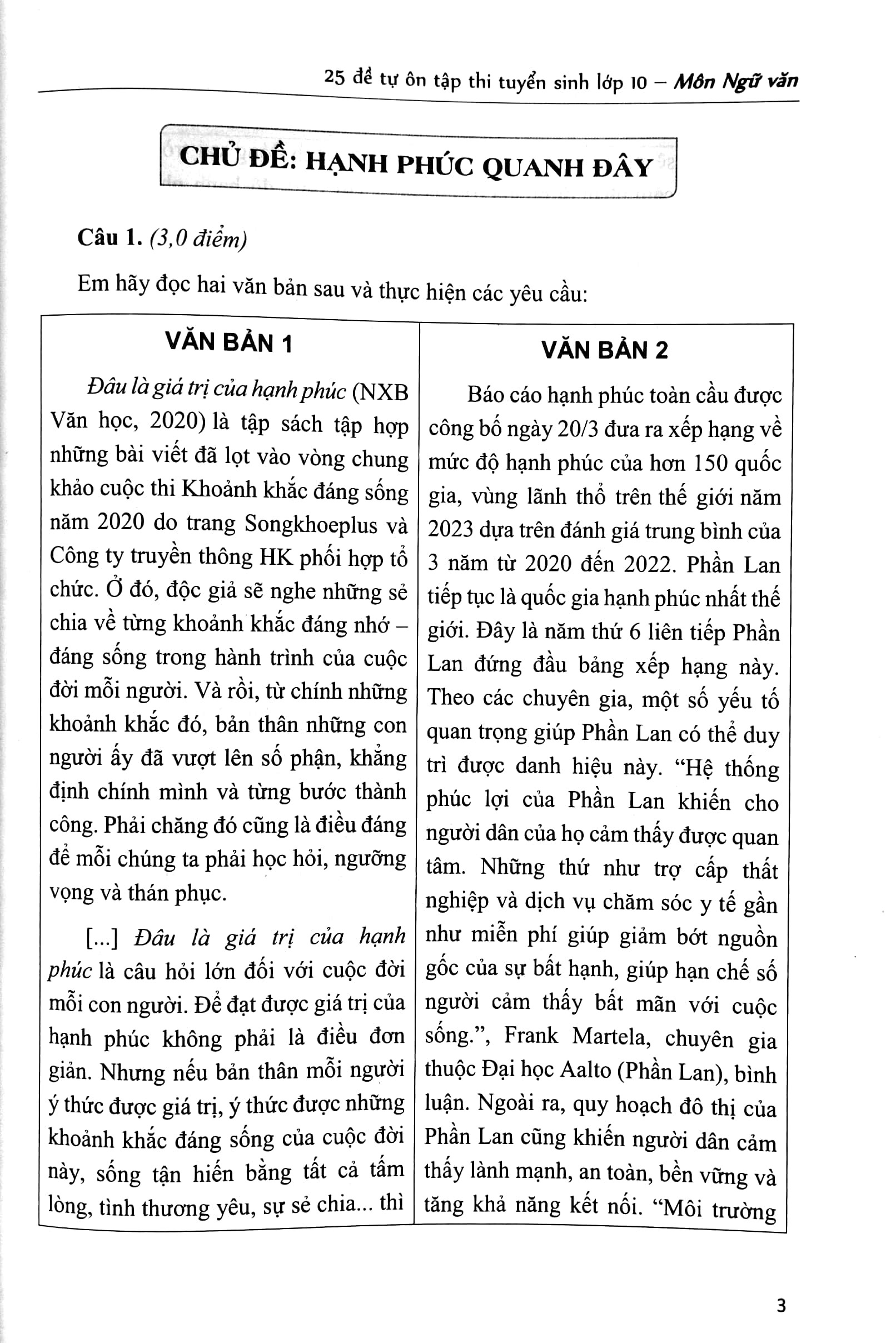 25 đề tự ôn tập thi tuyển sinh lớp 10 môn ngữ văn (tái bản 2024) - Ảnh 5