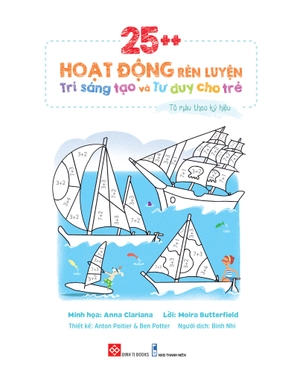 25++ hoạt động rèn luyện trí sáng tạo và tư duy cho trẻ -tô màu theo ký hiệu - Ảnh 2