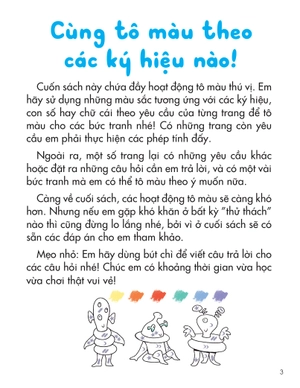 25++ hoạt động rèn luyện trí sáng tạo và tư duy cho trẻ -tô màu theo ký hiệu - Ảnh 4