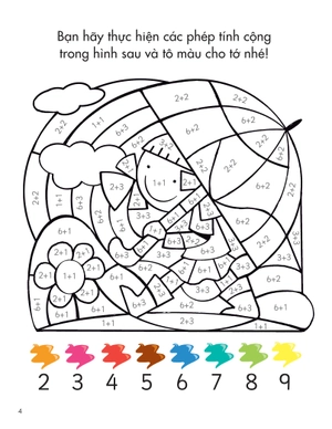 25++ hoạt động rèn luyện trí sáng tạo và tư duy cho trẻ -tô màu theo ký hiệu - Ảnh 5