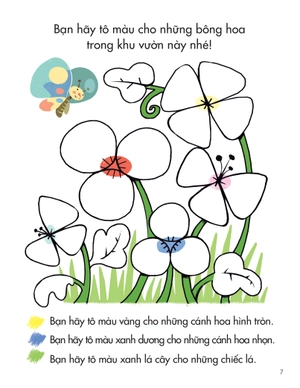 25++ hoạt động rèn luyện trí sáng tạo và tư duy cho trẻ -tô màu theo ký hiệu - Ảnh 8