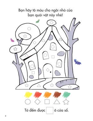 25++ hoạt động rèn luyện trí sáng tạo và tư duy cho trẻ -tô màu theo ký hiệu - Ảnh 9