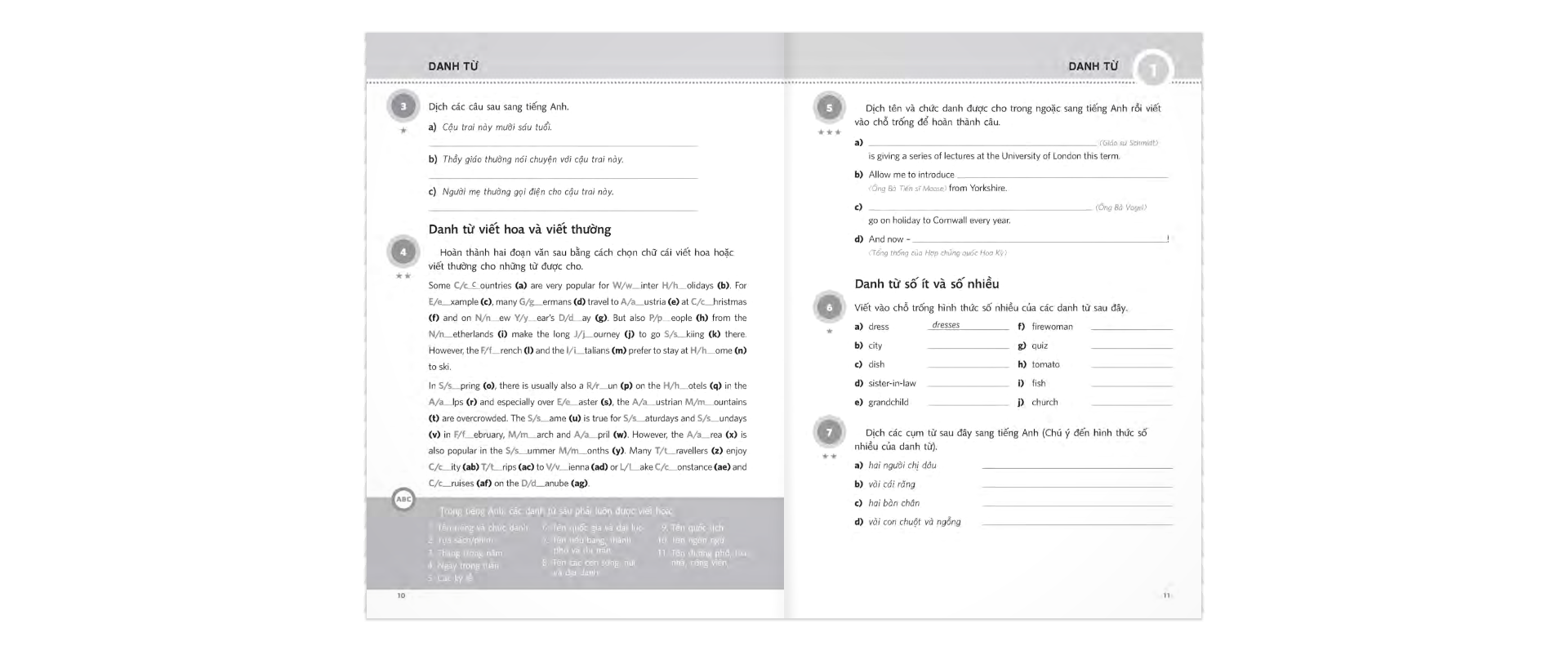 250 bài tập ngữ pháp tiếng anh - trình độ sơ và trung cấp - Ảnh 6