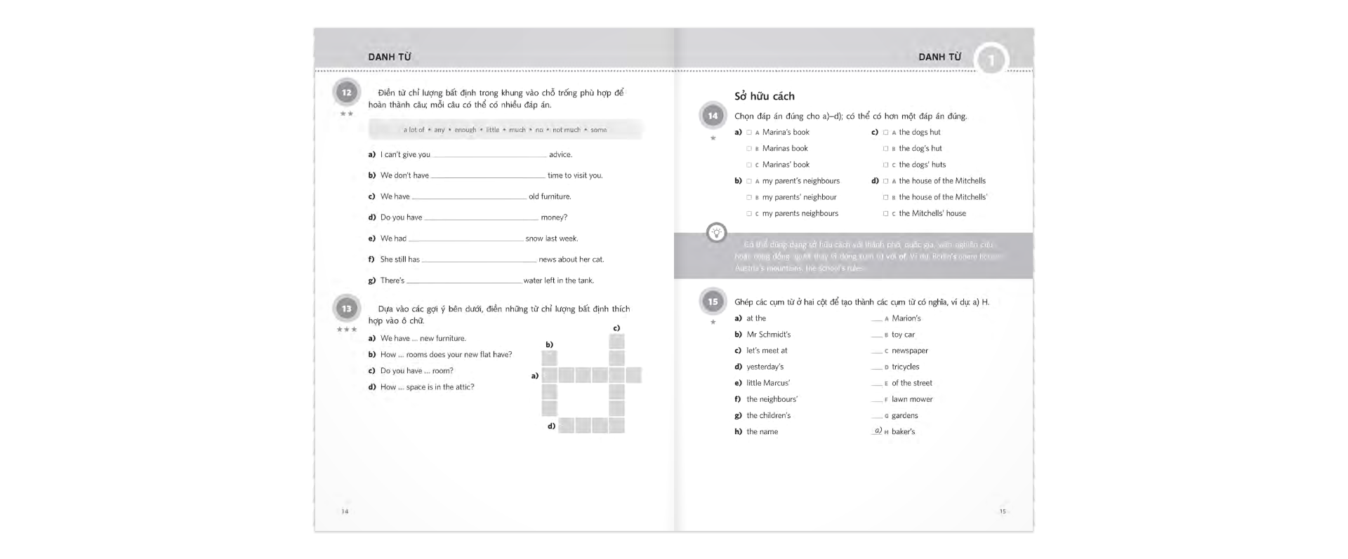 250 bài tập ngữ pháp tiếng anh - trình độ sơ và trung cấp - Ảnh 8