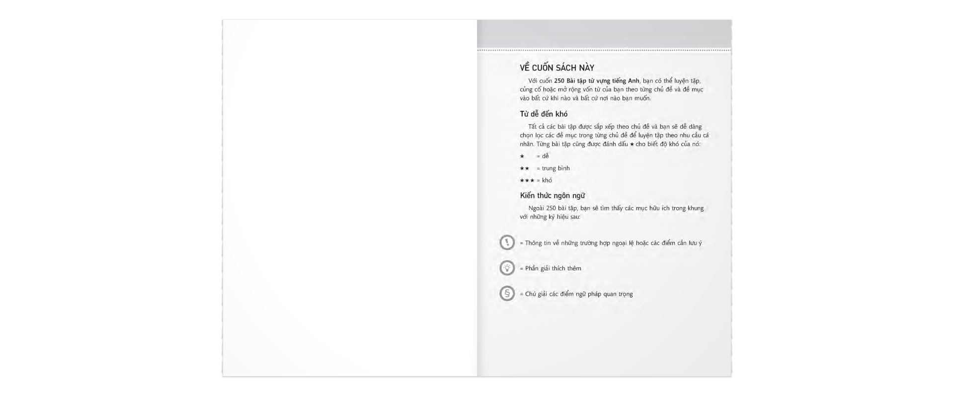 250 bài tập từ vựng tiếng anh - trình độ sơ cấp và trung cấp - Ảnh 2