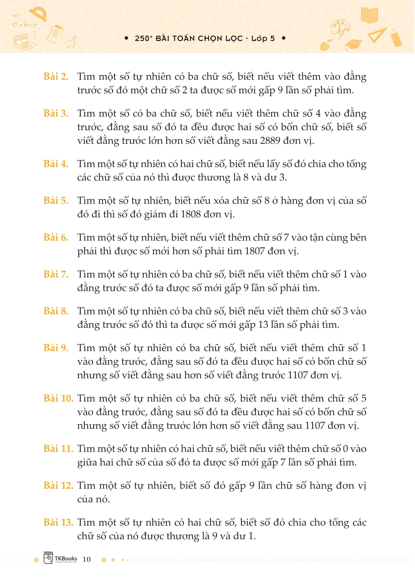 250+ bài toán chọn lọc lớp 5 - Ảnh 10