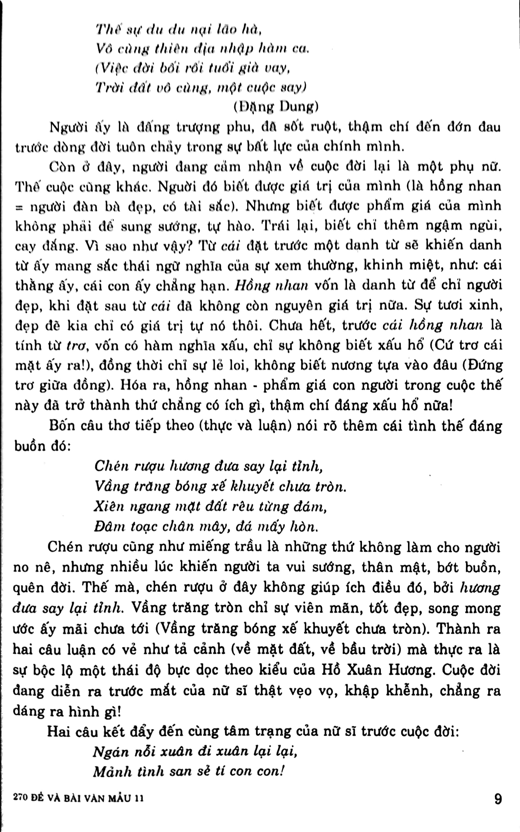 270 đề & bài văn mẫu lớp 11 - Ảnh 7