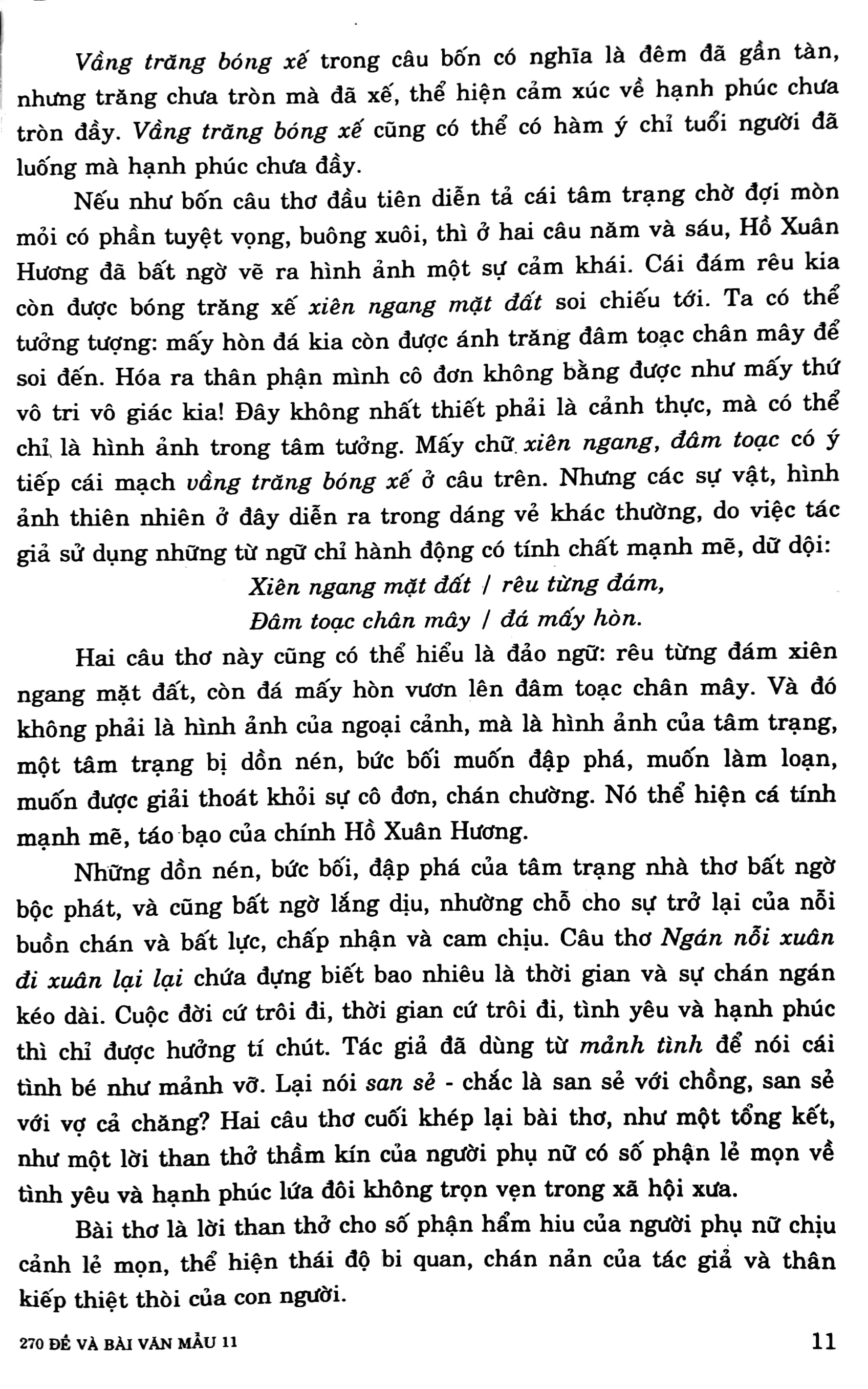 270 đề & bài văn mẫu lớp 11 - Ảnh 9