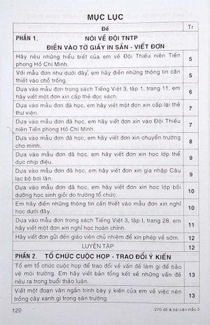 270 đề và bài làm văn mẫu 3 - Ảnh 4