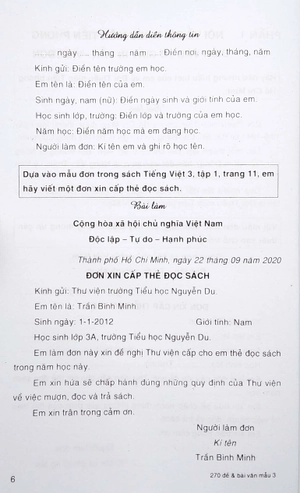 270 đề và bài làm văn mẫu 3 - Ảnh 7