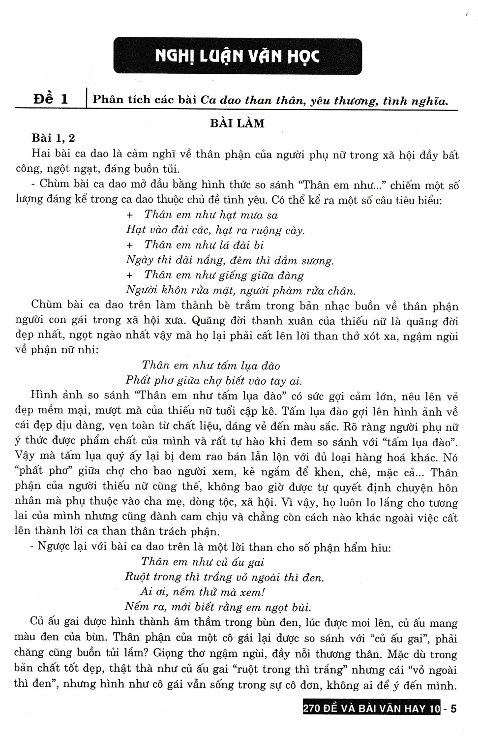 270 Đề Và Bài Văn Hay 10 - Ảnh 8