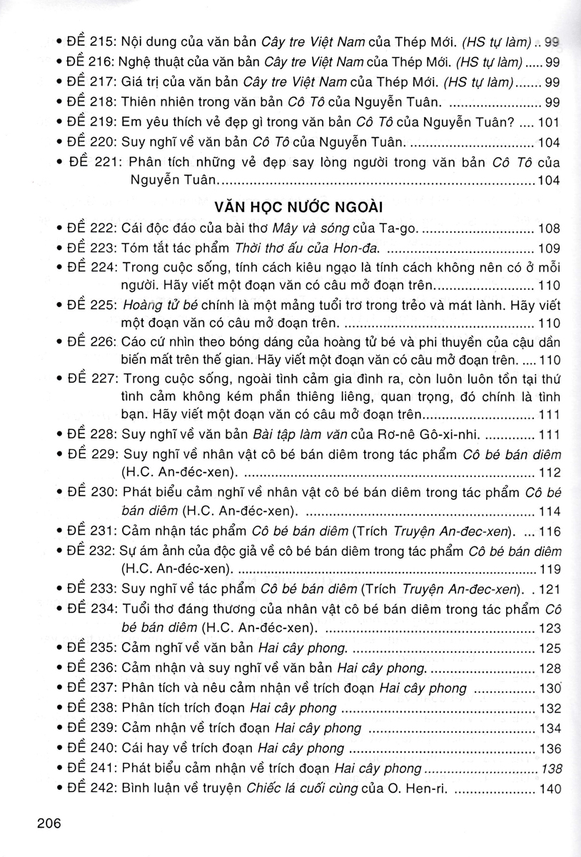270 Đề Và Bài Văn Hay 6 - Ảnh 9