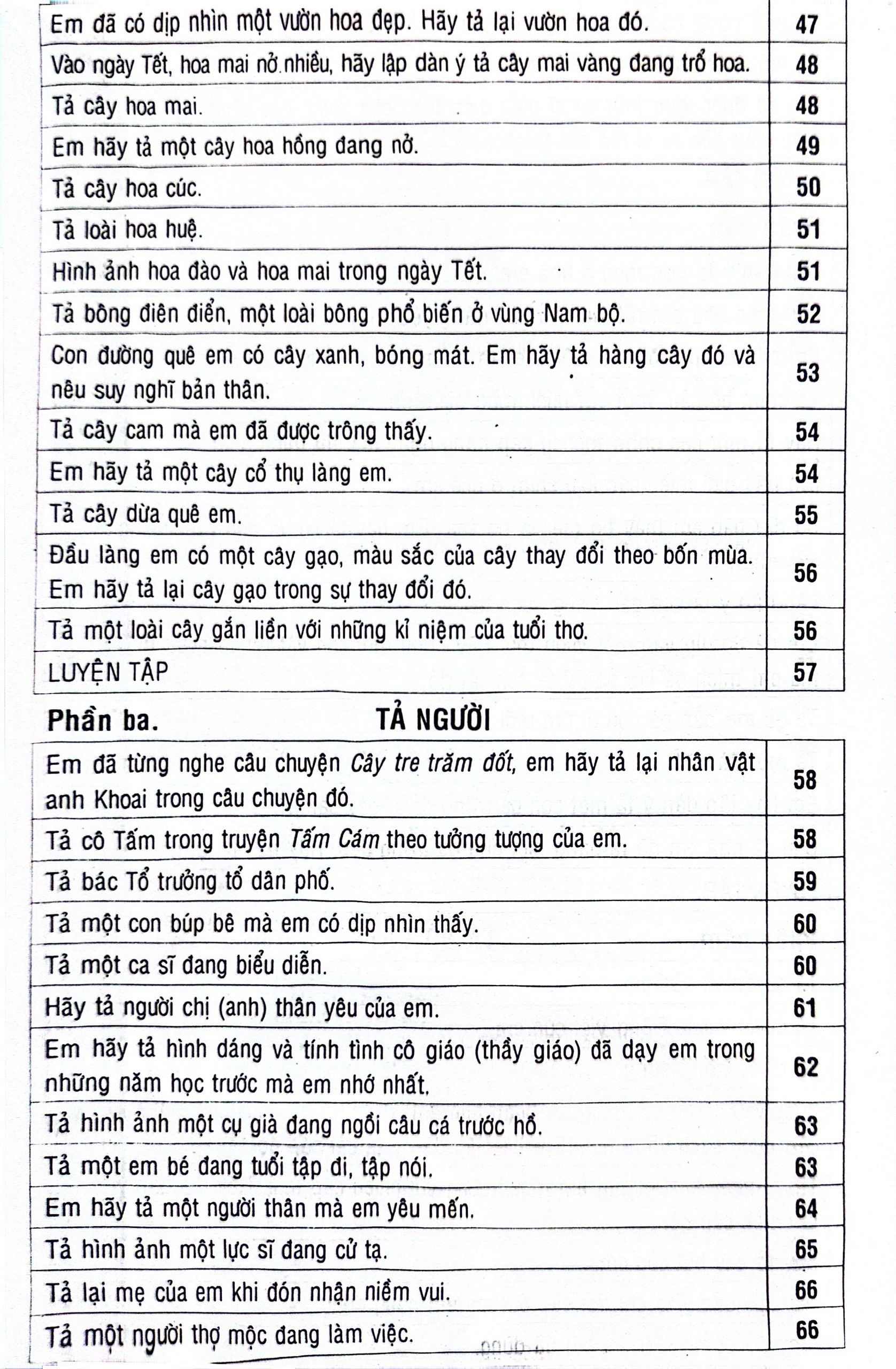 270 đề và bài văn mẫu 5 (theo chương trình gdpt mới) - Ảnh 6