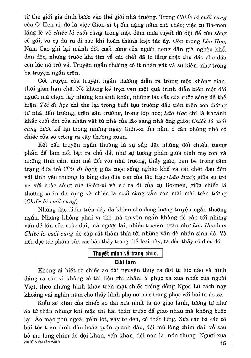 270 đề và văn mẫu 9 - Ảnh 12