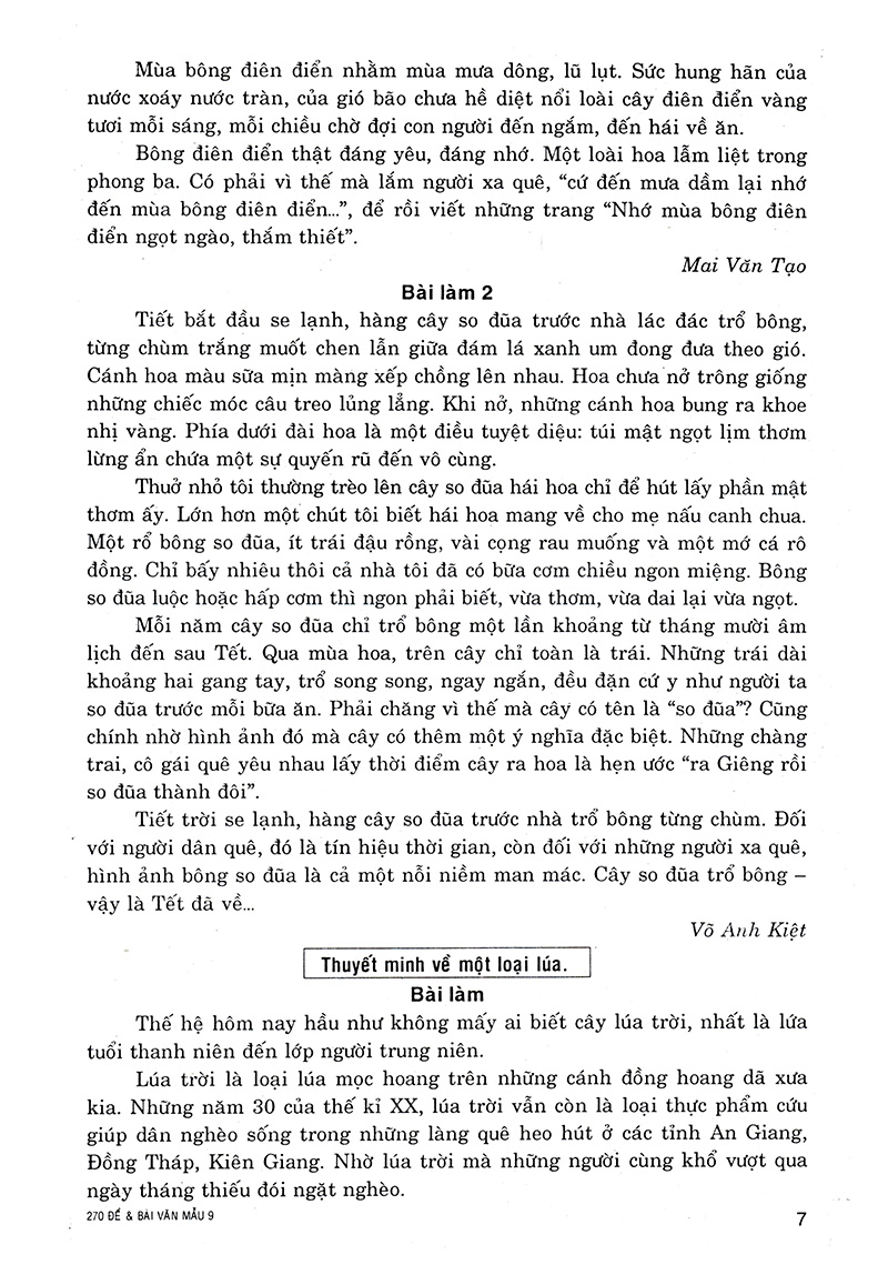 270 đề và văn mẫu 9 - Ảnh 4