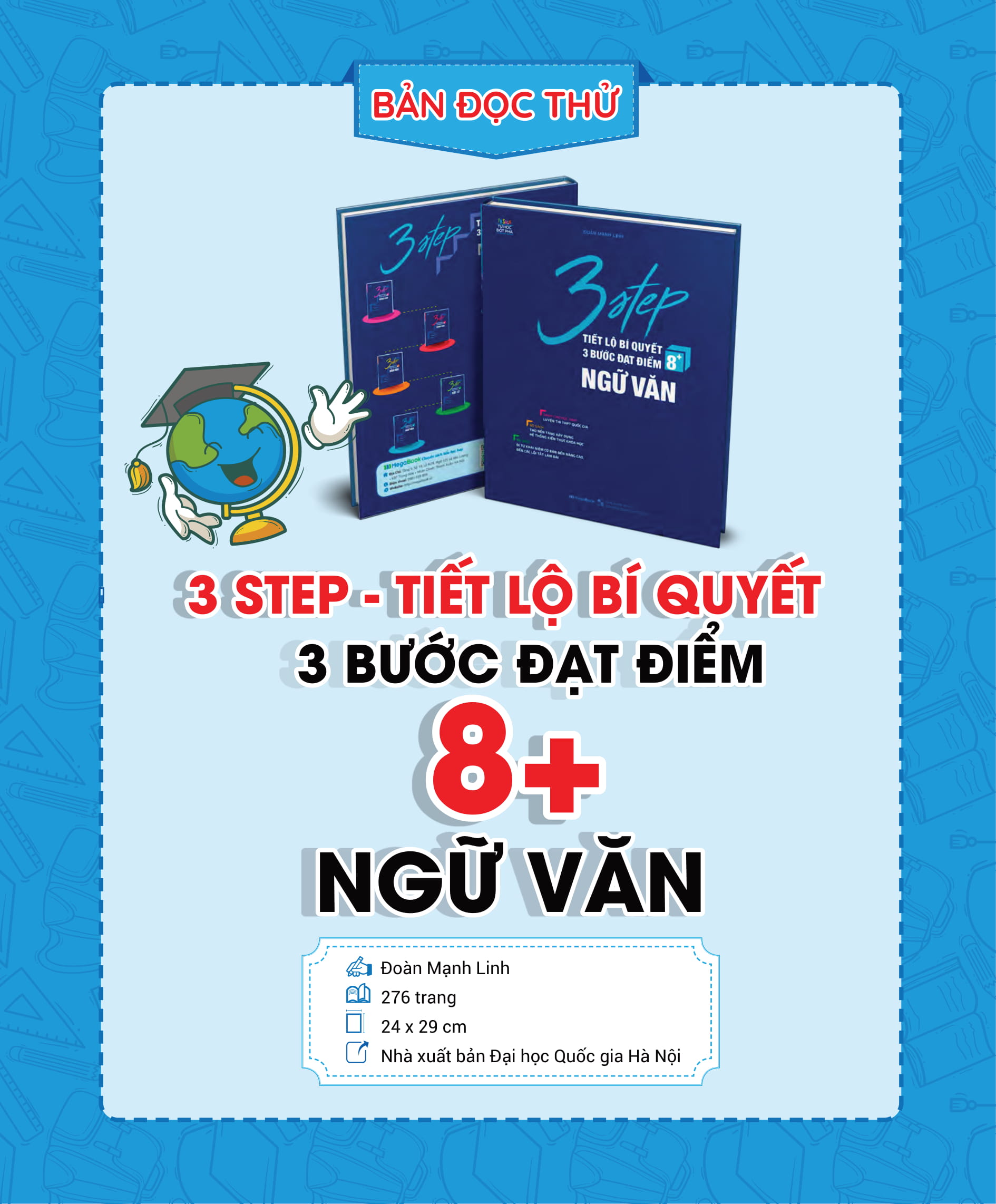 3 step - tiết lộ bí quyết 3 bước đạt điểm 8+ ngữ văn - Ảnh 2