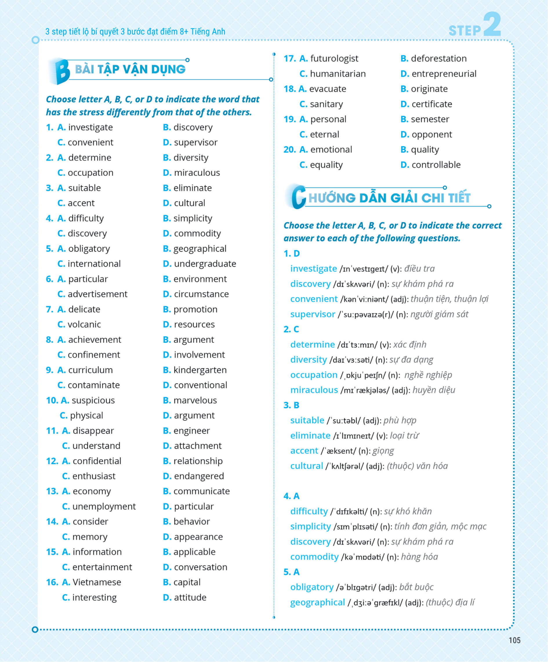 3 step - tiết lộ bí quyết 3 bước đạt điểm 8+ tiếng anh - Ảnh 12
