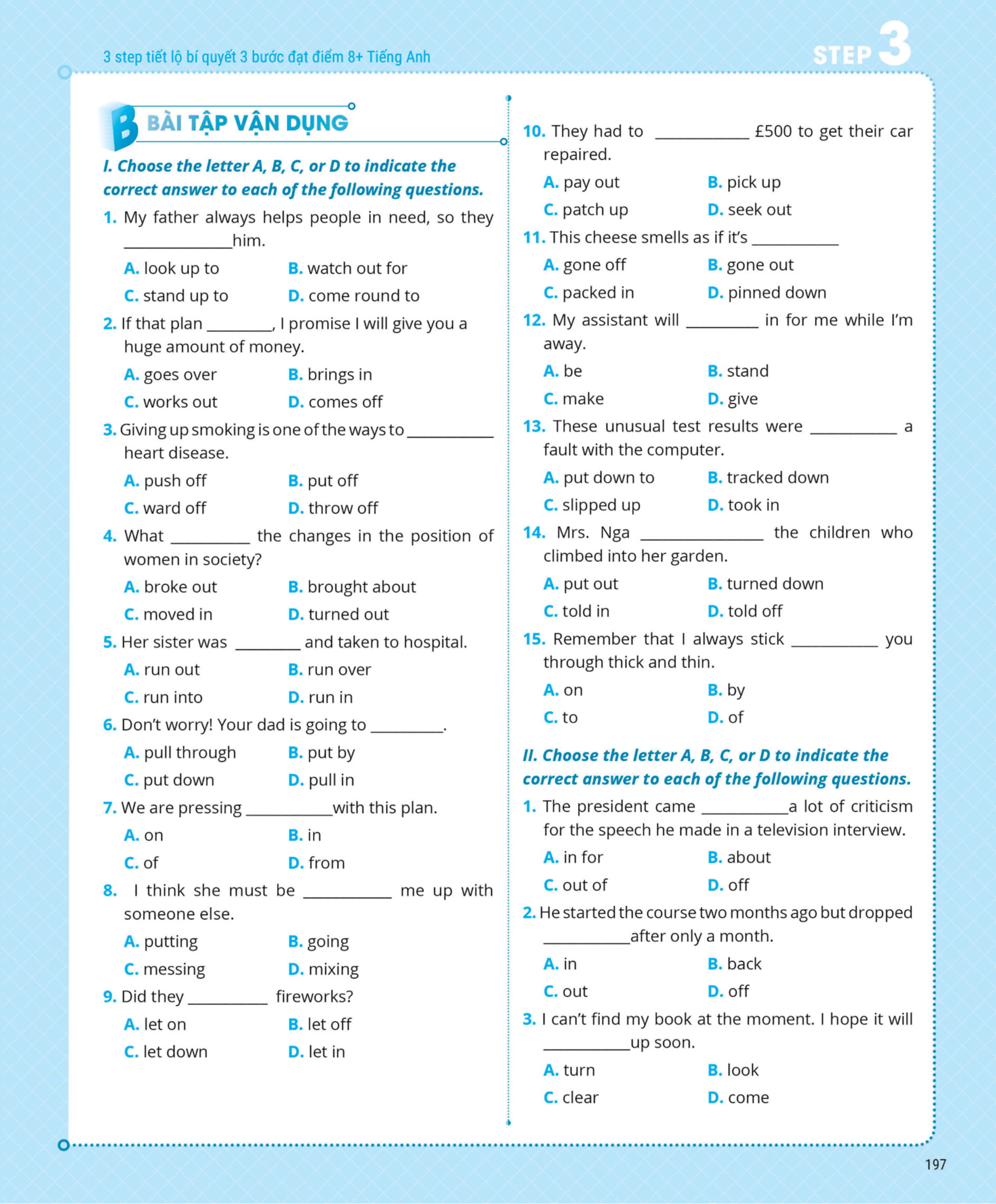 3 step - tiết lộ bí quyết 3 bước đạt điểm 8+ tiếng anh - Ảnh 17