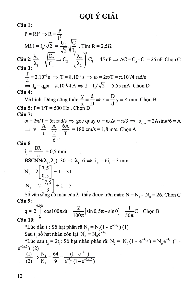 30 bộ đề trắc nghiệm luyện thi thpt quốc gia 2019 - khoa học tự nhiên (vật lí - hóa học - sinh học) - Ảnh 11