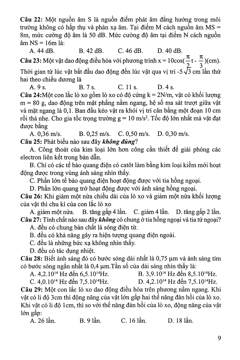 30 bộ đề trắc nghiệm luyện thi thpt quốc gia 2019 - khoa học tự nhiên (vật lí - hóa học - sinh học) - Ảnh 8