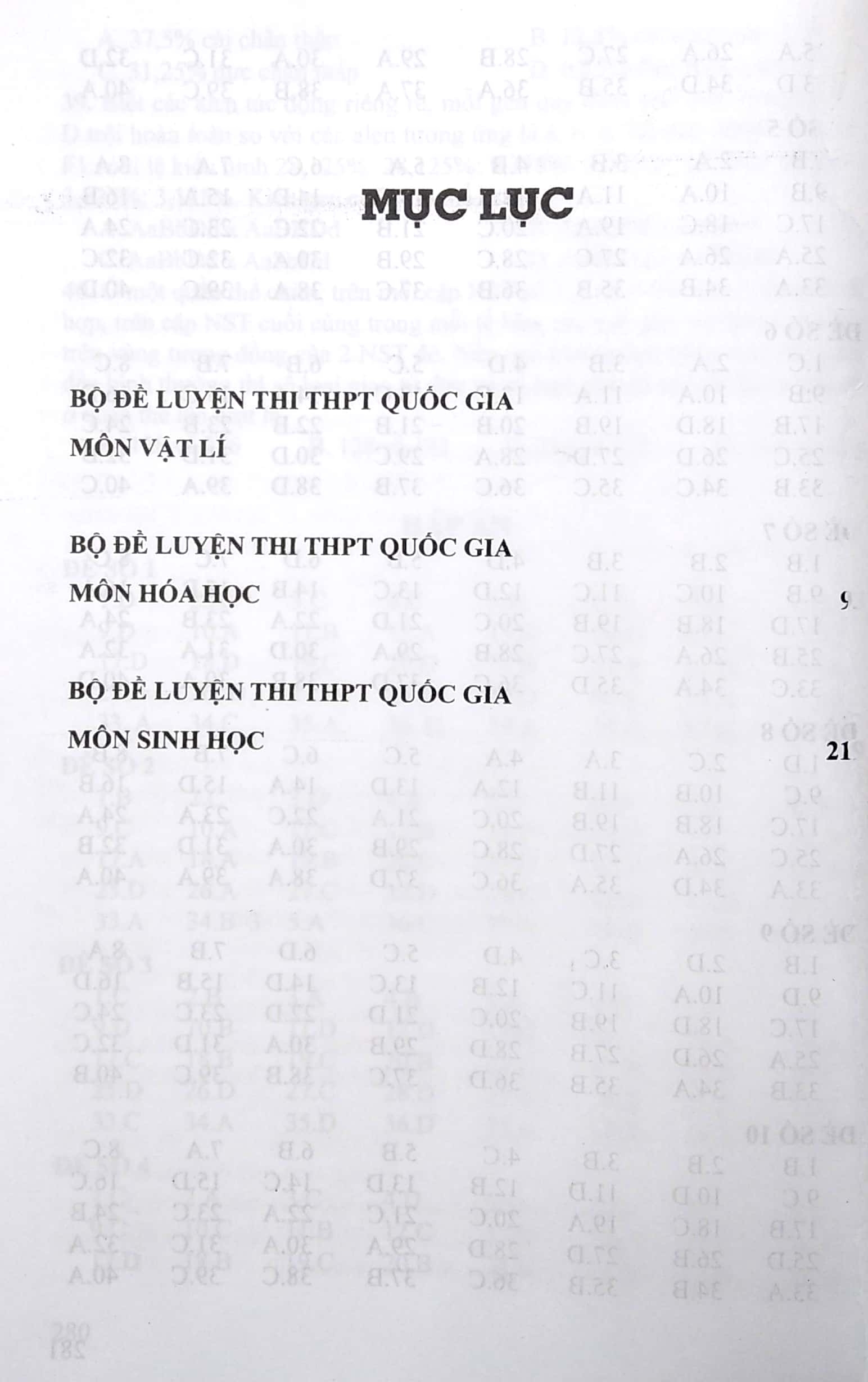 30 bộ đề trắc nghiệm - luyện thi thpt quốc gia 2022: - vật lí - hóa học - sinh học - Ảnh 2