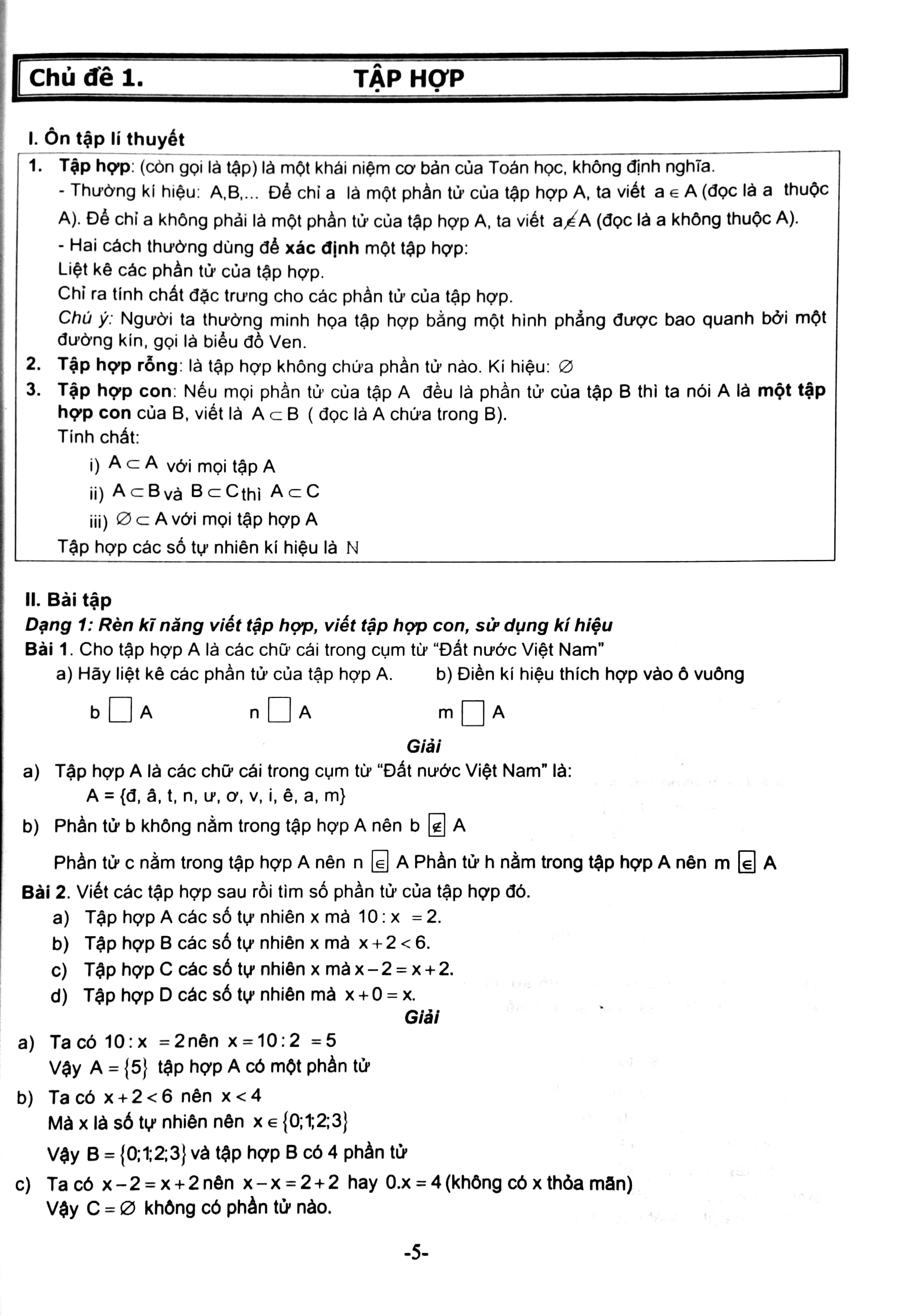 30 chủ đề toán 6 - cơ bản và nâng cao (dùng chung cho 3 bộ sách) - Ảnh 5