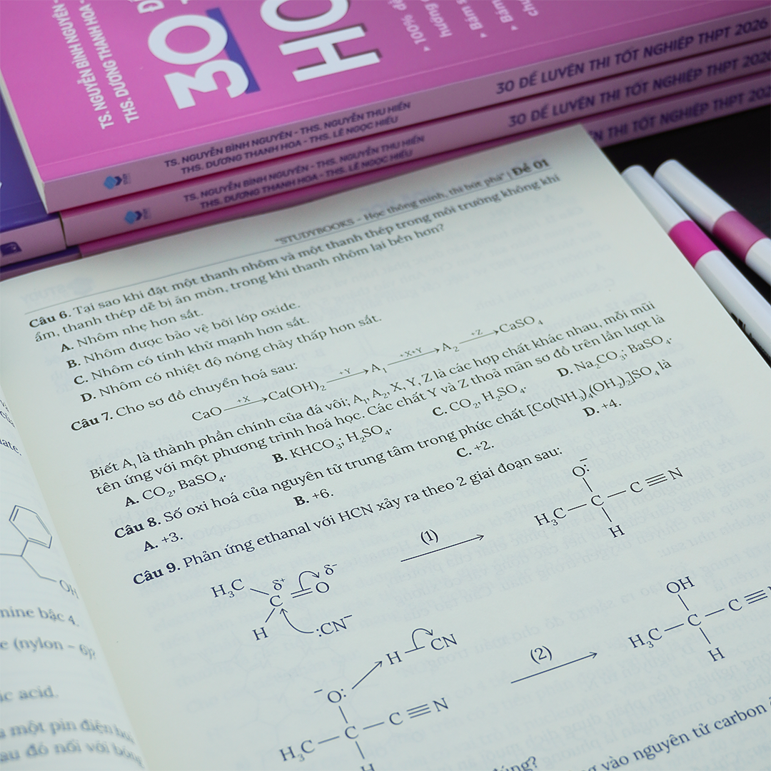 30 Đề Luyện Thi Tốt Nghiệp THPT 2026 - Hóa Học - Ảnh 5
