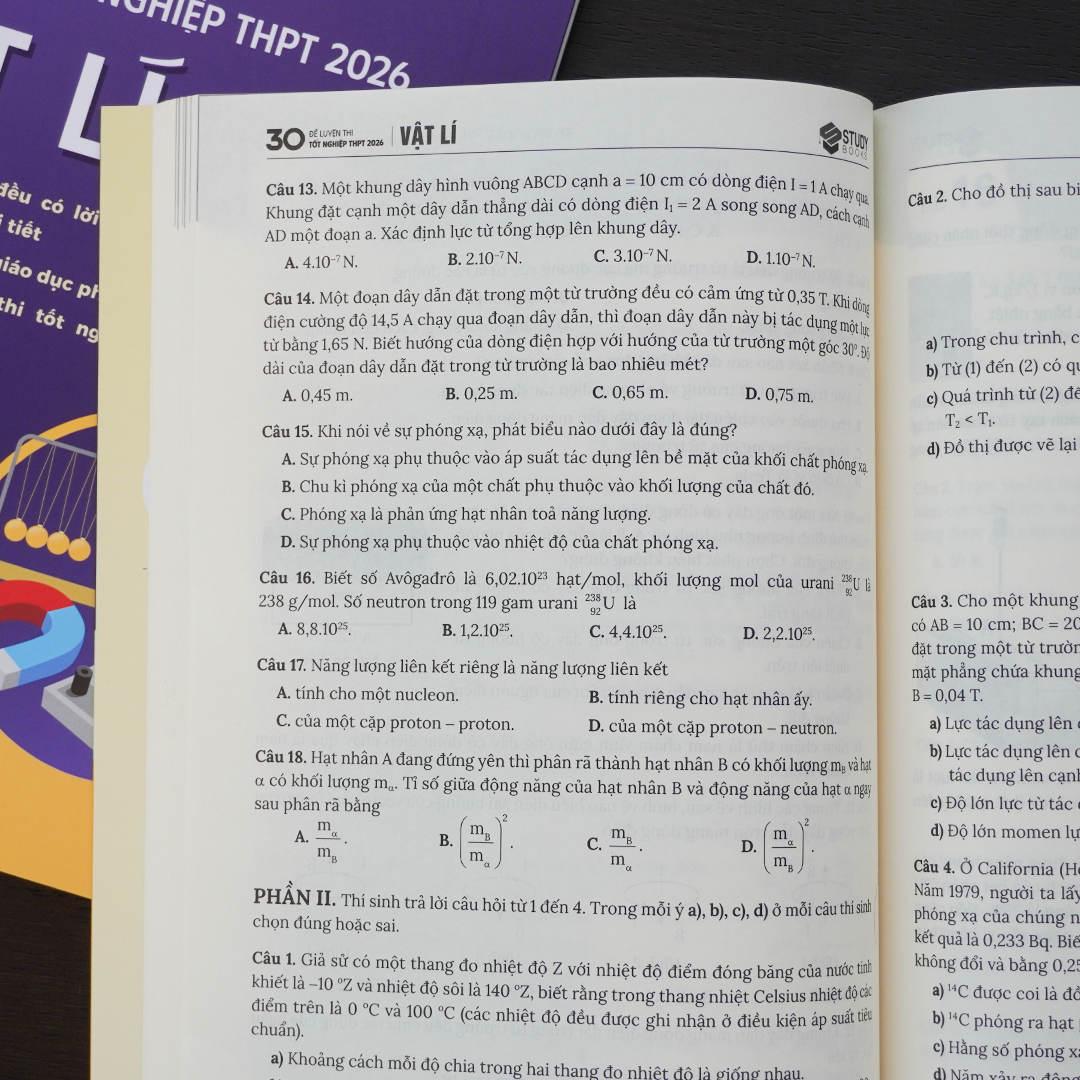 30 Đề Luyện Thi Tốt Nghiệp THPT 2026 - Vật Lí - Ảnh 6