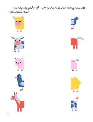 30++ hoạt động rèn luyện kỹ năng tư duy cho trẻ - ghép cặp - Ảnh 11