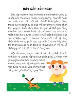 30++ hoạt động rèn luyện kỹ năng tư duy cho trẻ - sắp xếp theo thứ tự - Ảnh 2