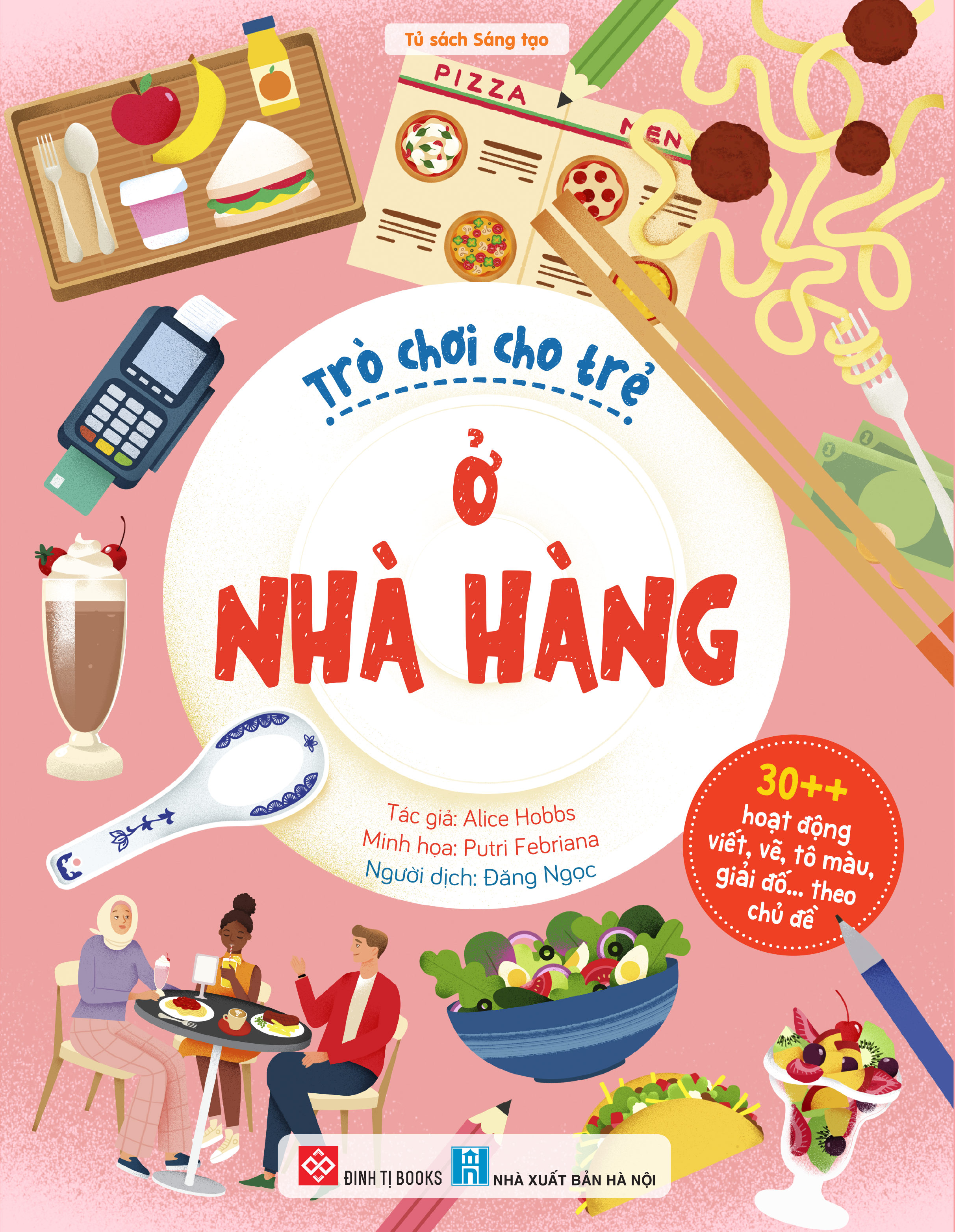 30++ hoạt động viết, vẽ, tô màu, giải đố... theo chủ đề - trò chơi cho trẻ - ở nhà hàng - Ảnh 2