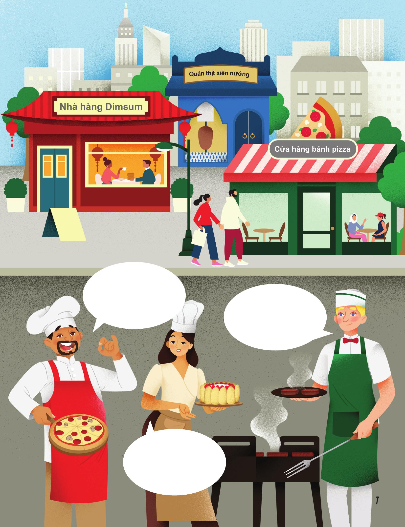 30++ hoạt động viết, vẽ, tô màu, giải đố... theo chủ đề - trò chơi cho trẻ - ở nhà hàng - Ảnh 9