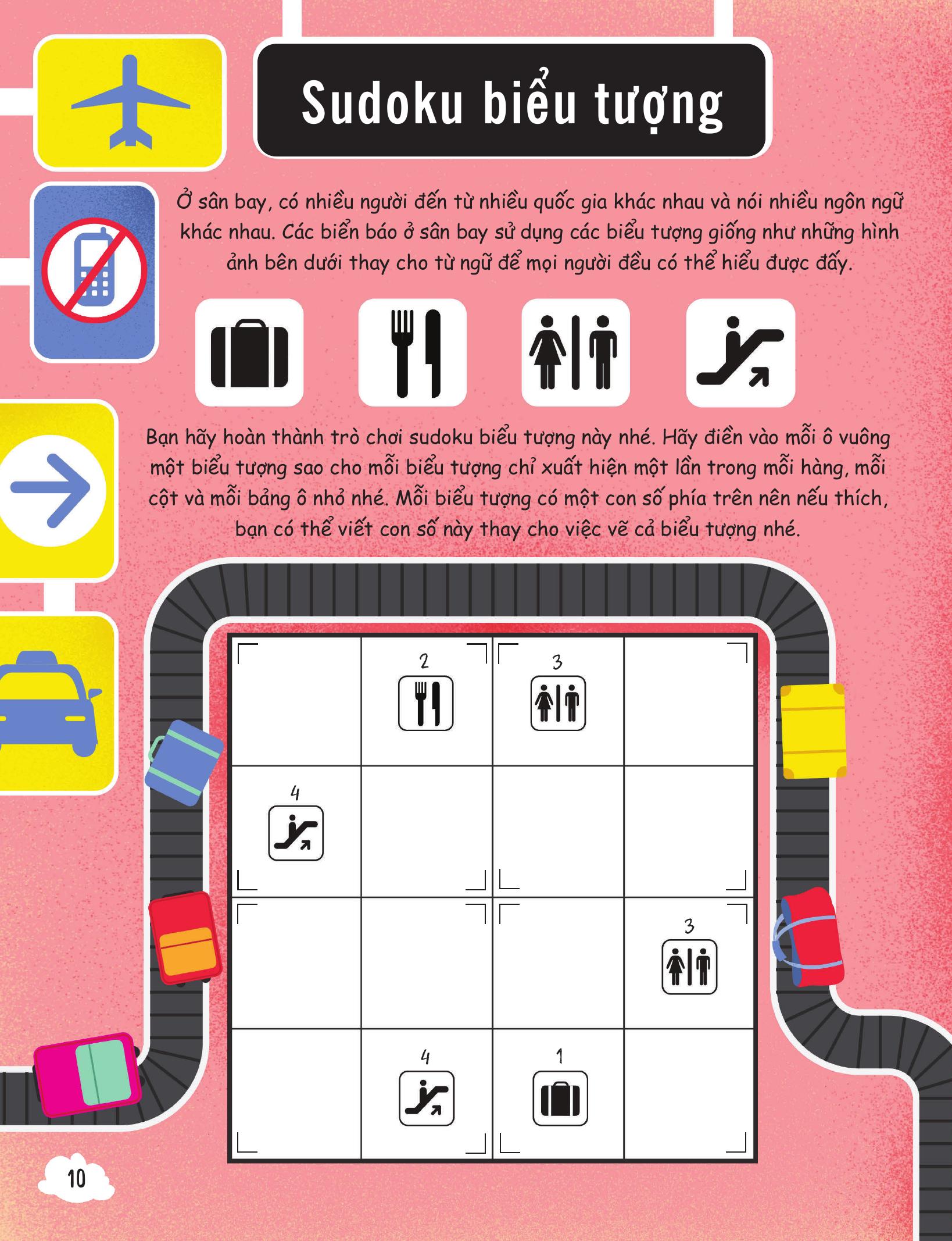 30++ hoạt động viết, vẽ, tô màu, giải đố... theo chủ đề - trò chơi cho trẻ - trên máy bay - Ảnh 12