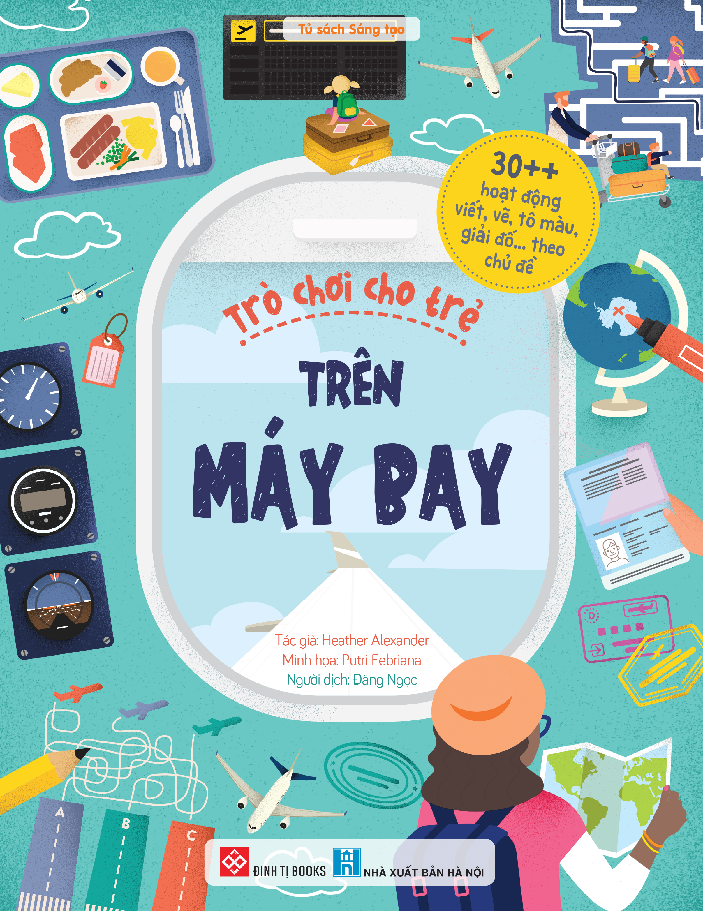 30++ hoạt động viết, vẽ, tô màu, giải đố... theo chủ đề - trò chơi cho trẻ - trên máy bay - Ảnh 2