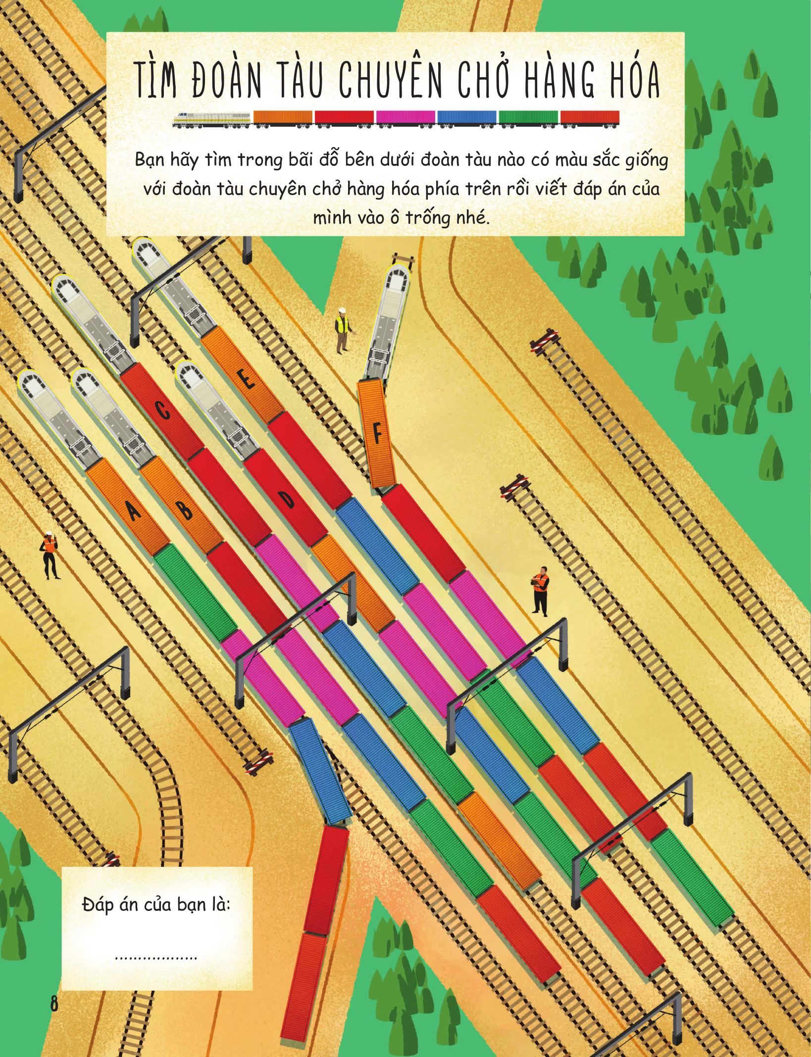 30++ hoạt động viết, vẽ, tô màu, giải đố... theo chủ đề - trò chơi cho trẻ - trên tàu hỏa - Ảnh 10