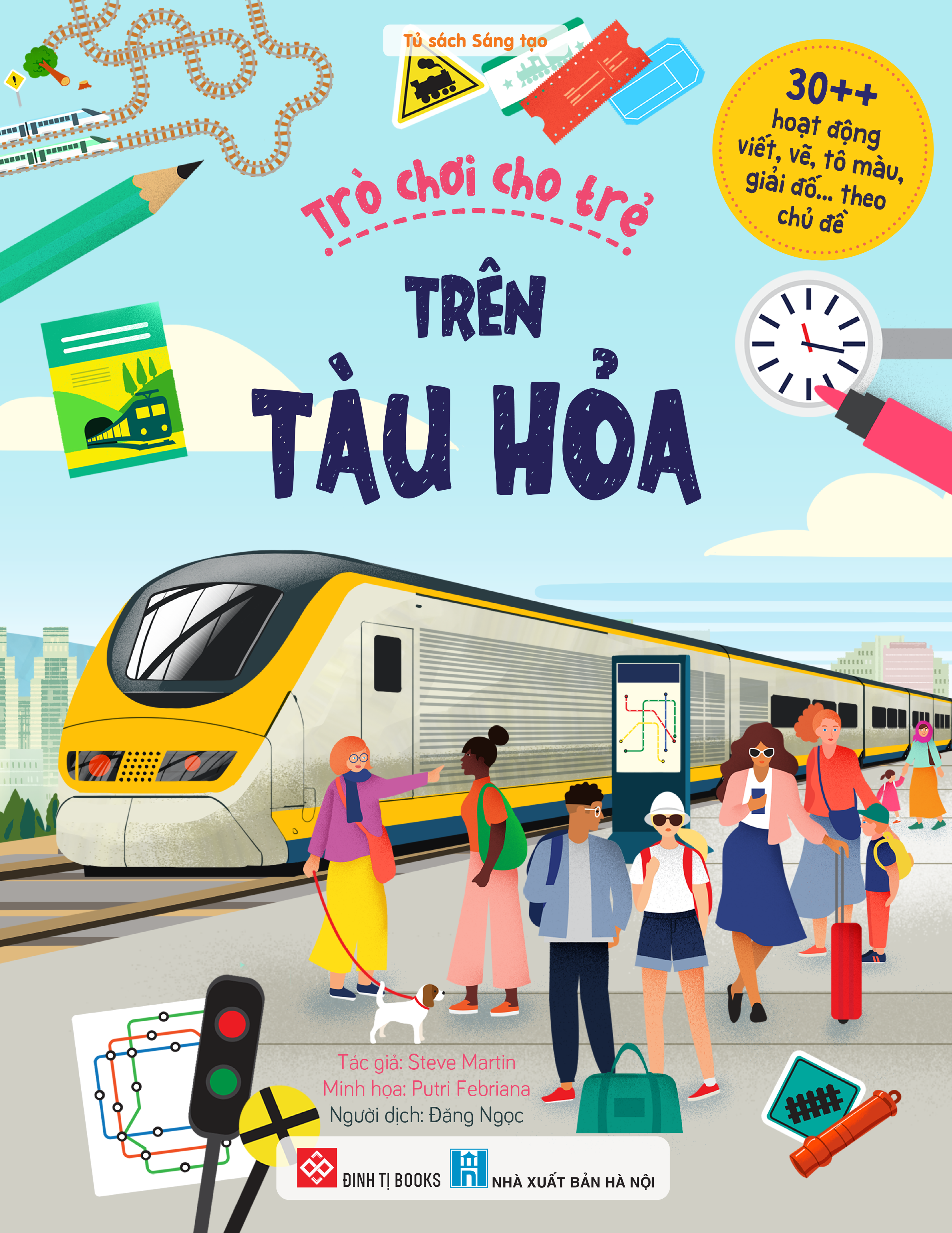 30++ hoạt động viết, vẽ, tô màu, giải đố... theo chủ đề - trò chơi cho trẻ - trên tàu hỏa - Ảnh 2